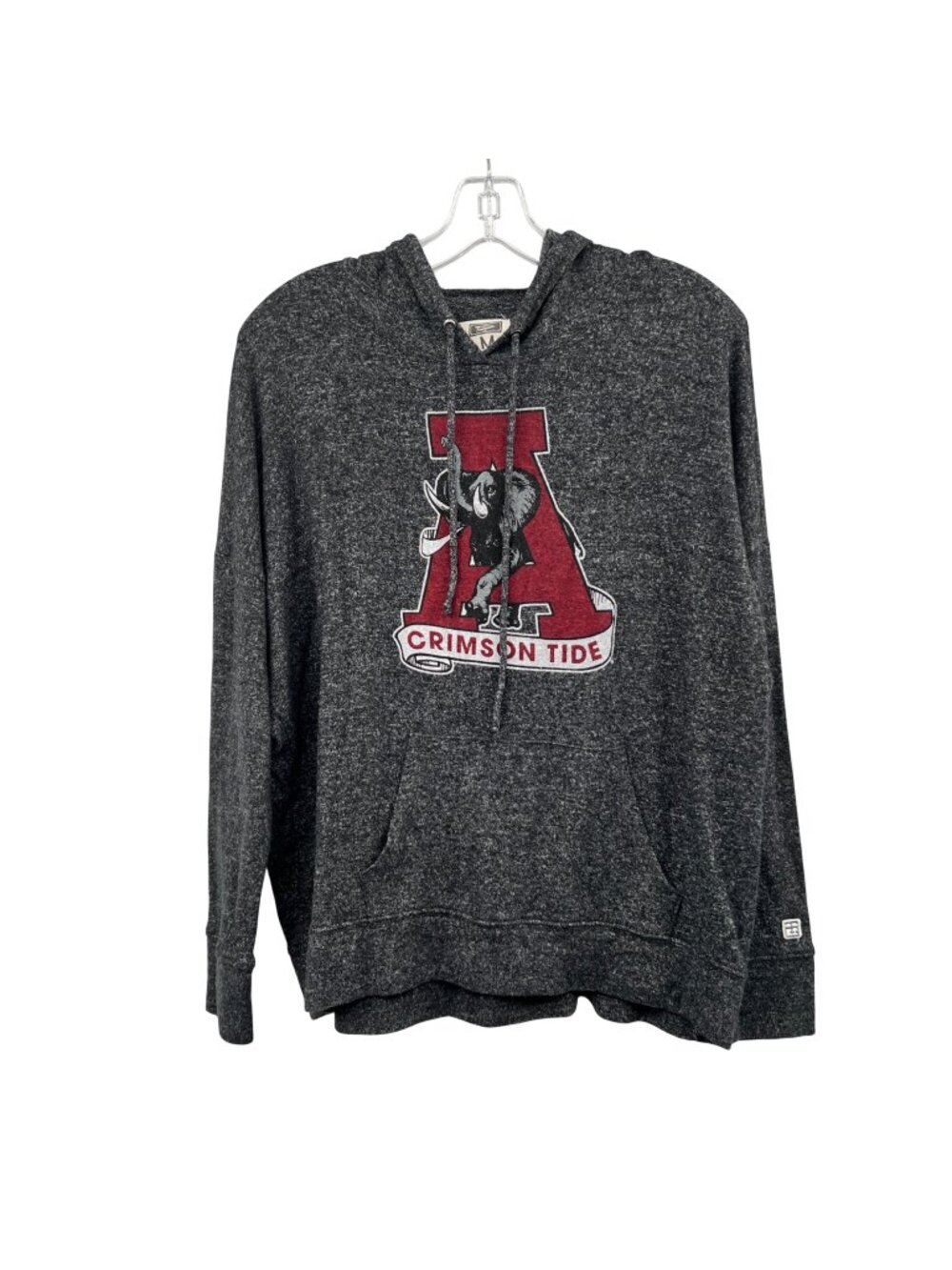 Tailgate Womens Alabama Crimson Tide Hoodie Lightweight Gray/Multi Size M Soft